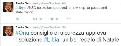 gentiloni libia onu