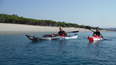 Francesco Mazzacoco in azione sulla sinistra