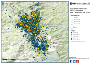 SEQUENZA SISMICA DEL 7 SETTEMBRE 2016