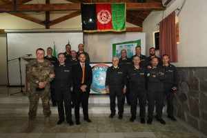 Foto di gruppo al termine della cerimonia di chiusura della TF Grifo