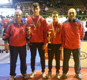 Atleti premiati con i tecnici