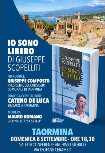 io sono libero a Taormina di Giuseppe Scopelliti - Locandina