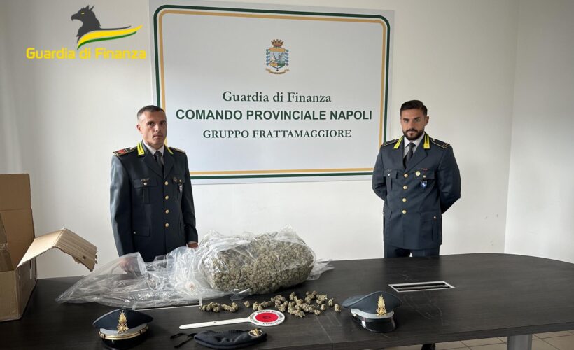 Marijuana sequestrata dalla GdF di Napoli