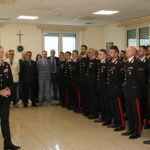 Il Generale di Brigata Riccardo Sciuto in visita ai Carabinieri del gruppo di Locri