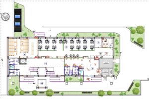 Pianta Centro per l'impiego di Archi a RC